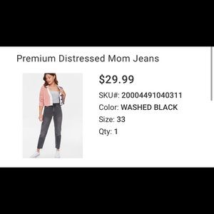 Forever 21 Distressed Mom Jeans